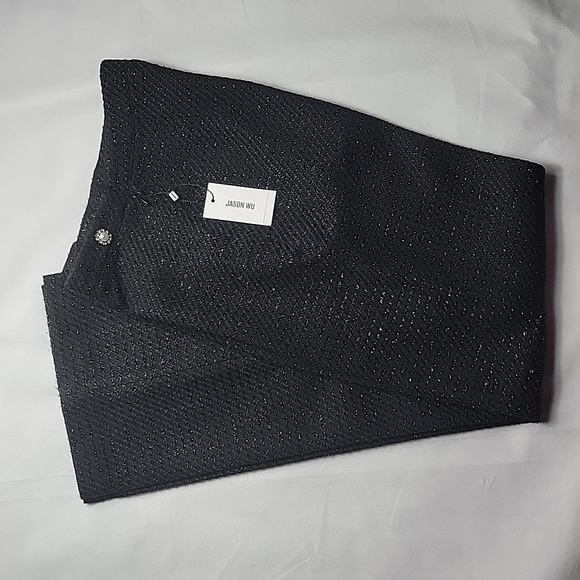 Jason Wu High-Rise Wide-leg Tweed Trousers size 2 - Picture 5 of 10